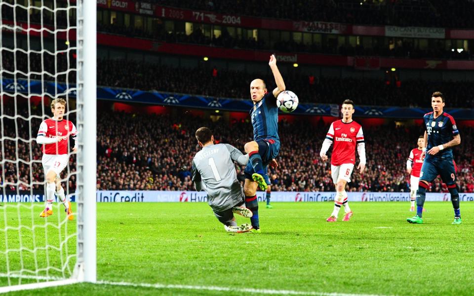 'Arsenal are a threat to everybody in the Champions League', says old foe Arjen Robben