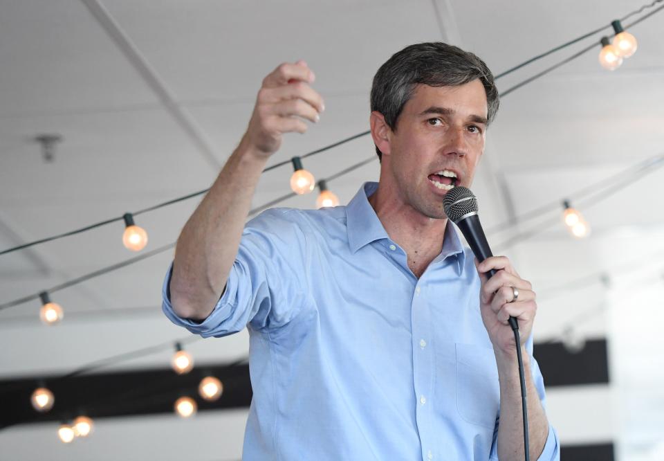 Beto O'Rourke in Las Vegas on March 24, 2019.