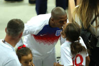 <p>Ashley Young with his family. </p>