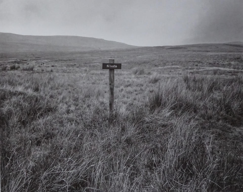 Black and white photo by Fay Godwin, from the 2023 exbibition Under a turbulent sky