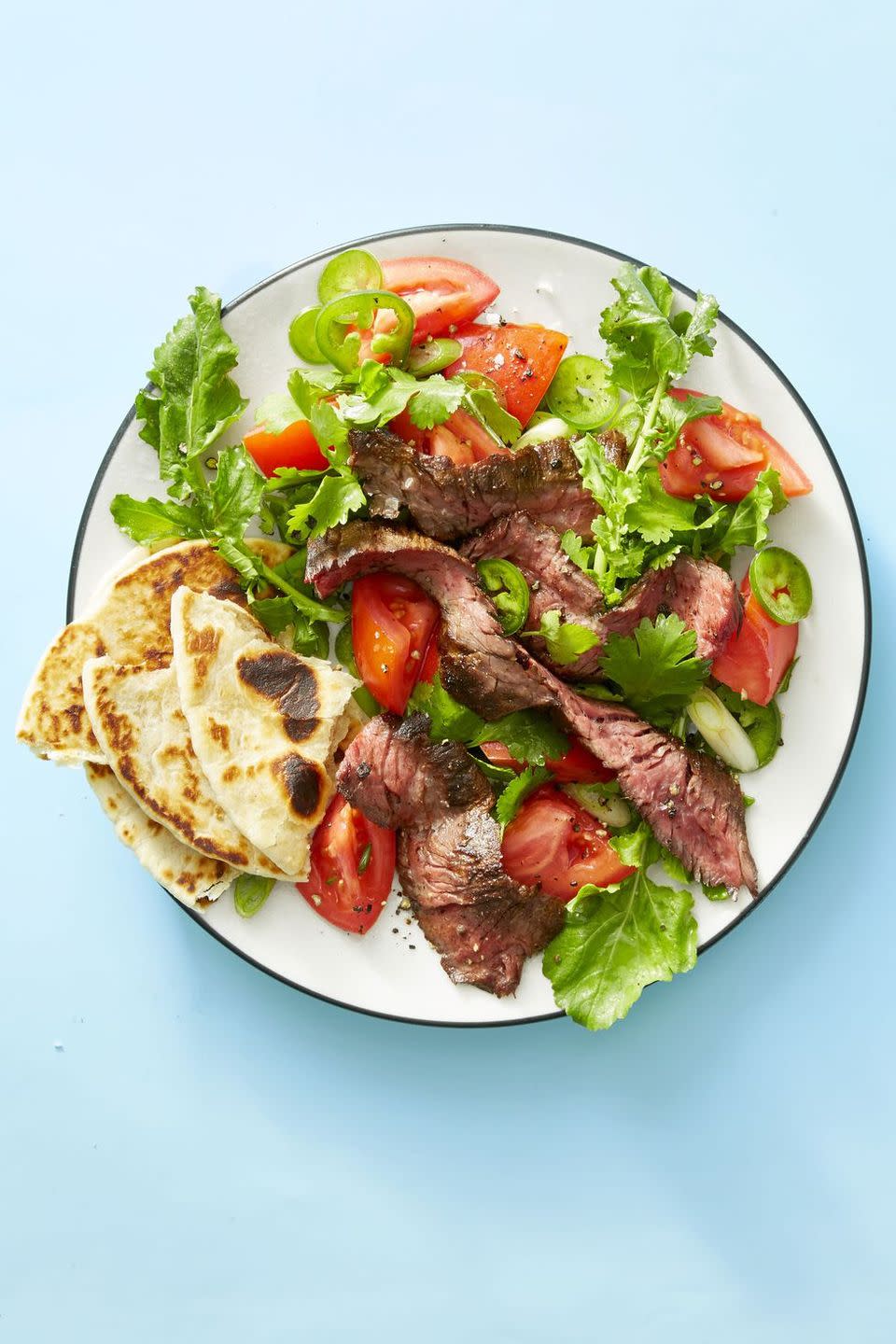 Grilled Steak Tortilla Salad