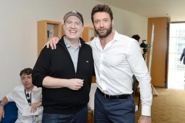 Kevin Feige y Hugh Jackman (Imagen: Getty)