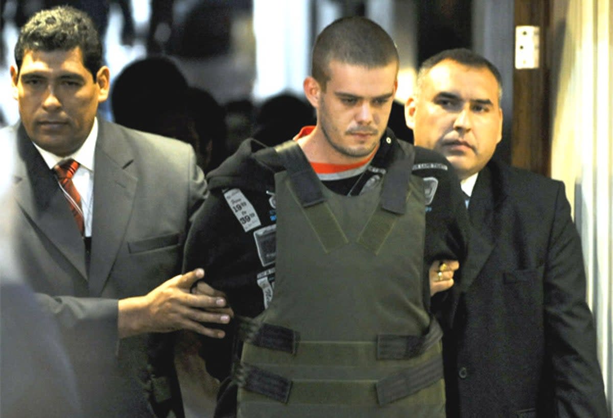 Joran van der Sloot in Lima after being deported to Peru in 2020 (AFP/GETTY IMAGES)