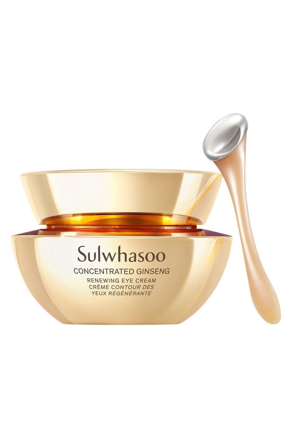 <p><a href="https://go.redirectingat.com?id=74968X1596630&url=https%3A%2F%2Fwww.sephora.com%2Fproduct%2Fconcentrated-ginseng-renewing-eye-cream-ad-P502448&sref=https%3A%2F%2F" rel="nofollow noopener" target="_blank" data-ylk="slk:Shop Now;elm:context_link;itc:0;sec:content-canvas" class="link ">Shop Now</a></p><p>Concentrated Ginseng Renewing Eye Cream</p><p>sephora.com</p><p>$140.00</p>