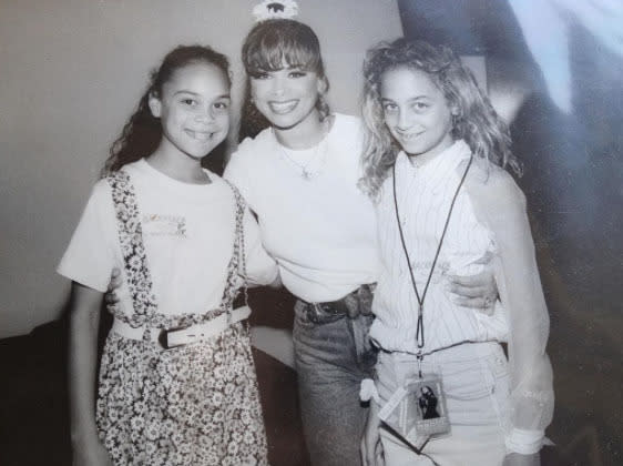 <p>Reality star-turned-designer Nicole Richie (right) with Paula Abdul in her days as a pop star: “*Drops Mic* #TBT #HeyPaula” -<a href="https://www.instagram.com/p/-2Etz1puo-/" rel="nofollow noopener" target="_blank" data-ylk="slk:@nicolerichie;elm:context_link;itc:0;sec:content-canvas" class="link ">@nicolerichie</a> (Instagram)</p>
