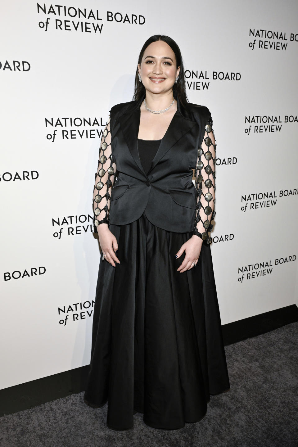 Best actress honoree Lily Gladstone attends the National Board of Review awards gala at Cipriani 42nd Street on Thursday, Jan. 11, 2024, in New York. (Photo by Evan Agostini/Invision/AP)