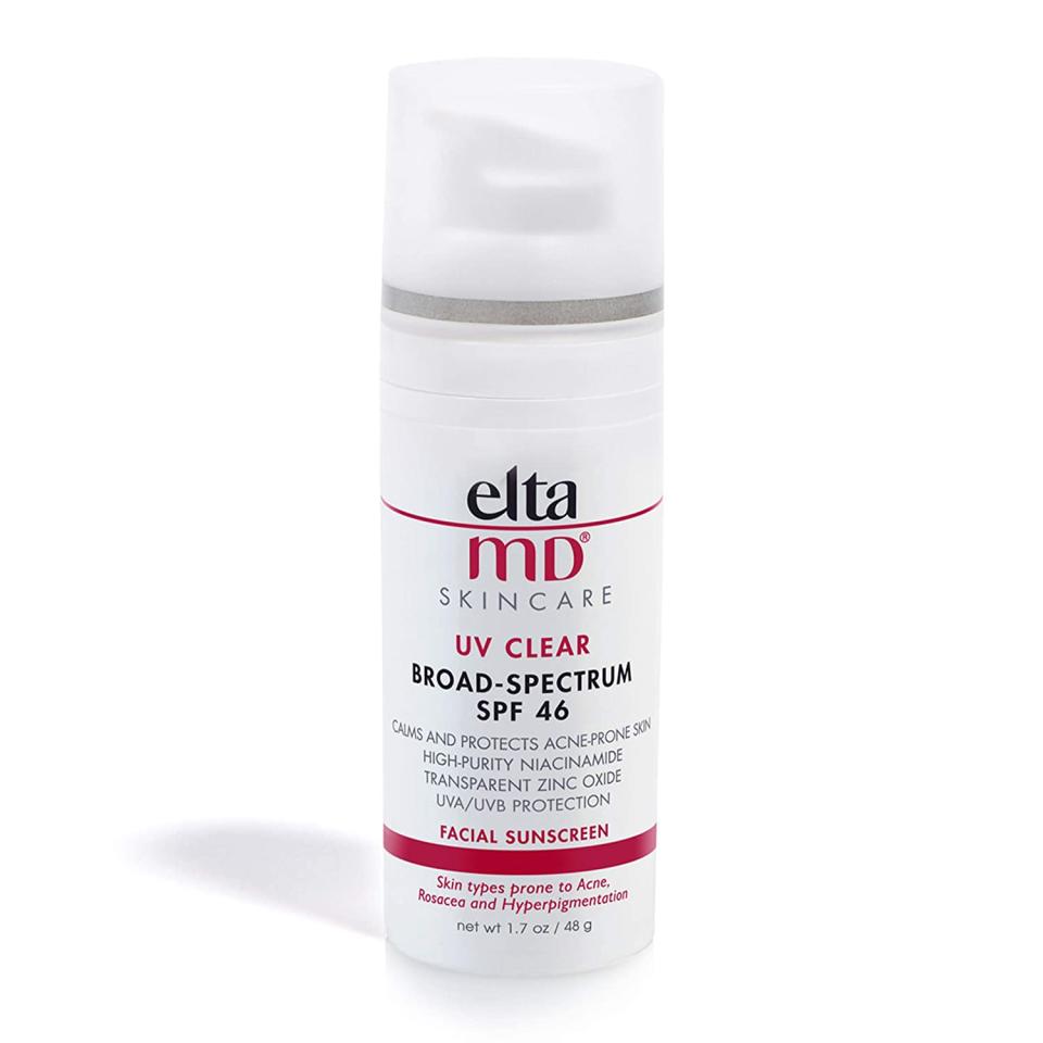 best sunscreens for sensitive skin, EltaMD UV Clear Facial Sunscreen Broad-Spectrum SPF 46