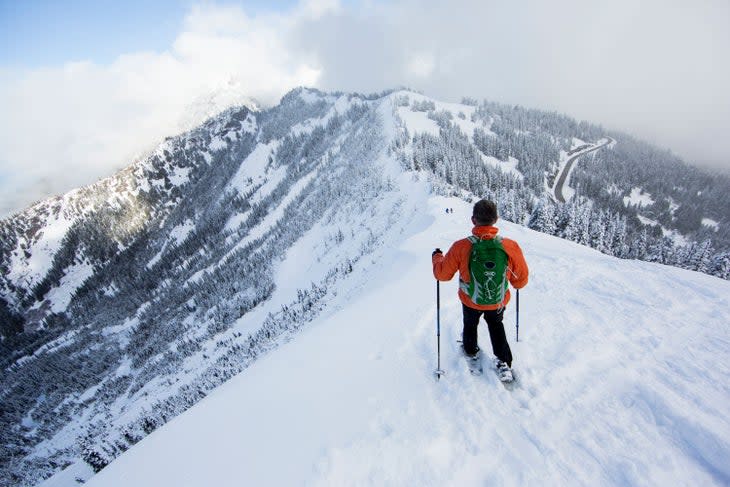Snowshoeing on Hurricane Ridge in Olympic National Park