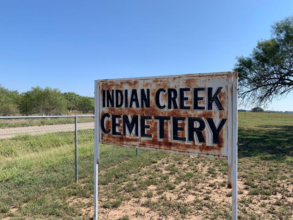 Finding the Indian Creek Cemetery near Brownwood was no easy feat.
