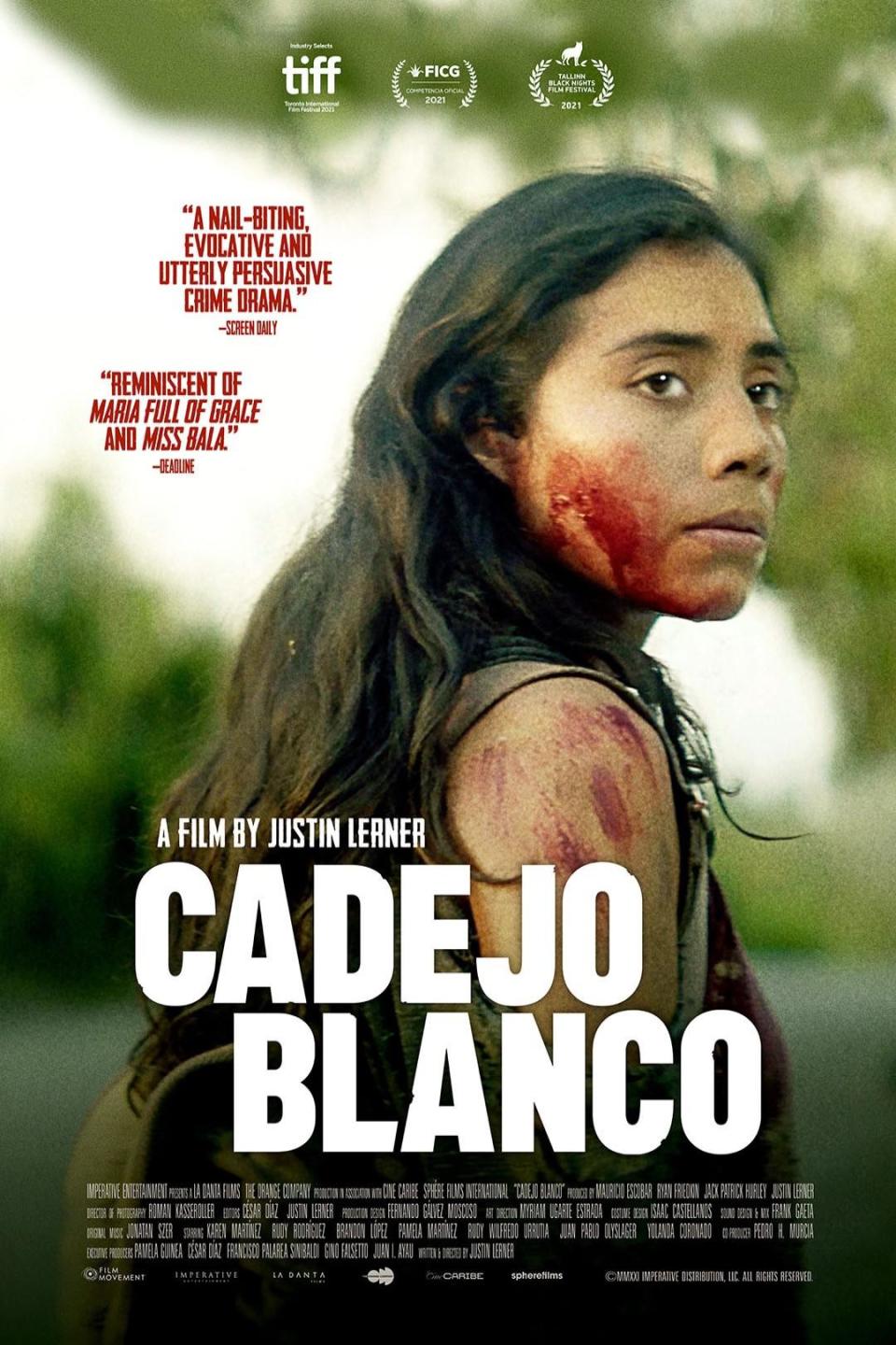 "Cadejo Blanco," about a young woman's search for answers on her missing sister amid the dangerous world of violent street gangs of Guatemala.