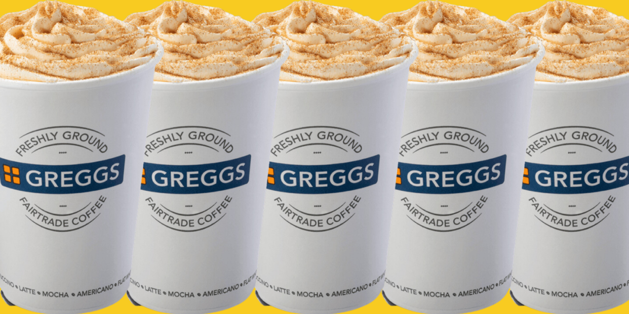 greggs easter menu