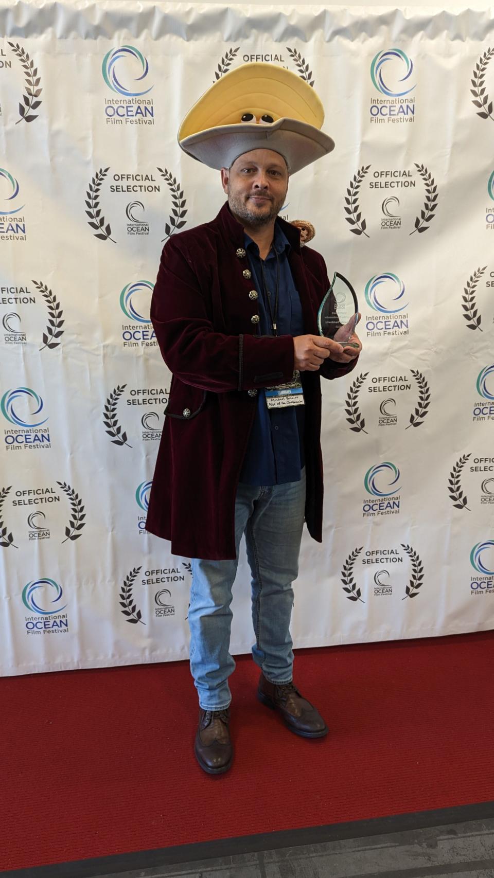 Michael Presley Bobbitt at the International Ocean Film Festival in San Francisco.