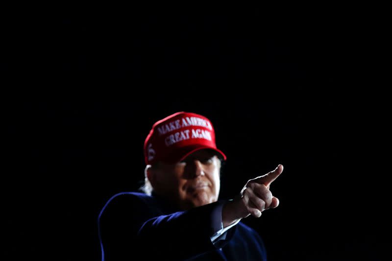 El presidente de Estados Unidos, Donald Trump, en Des Moines