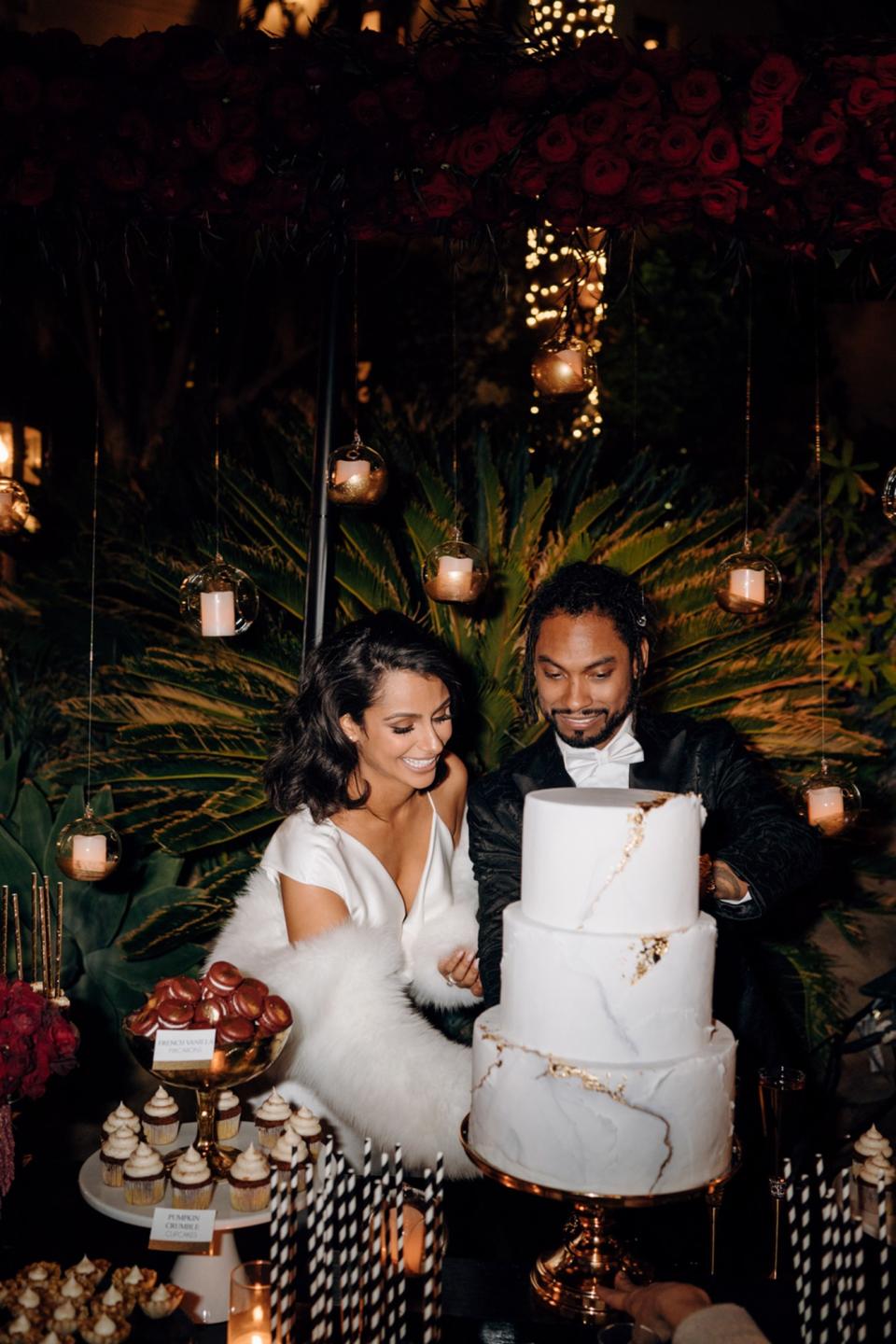 The wedding took place on Saturday, November 24, outside of Los Angeles and was an intimate affair that somehow, perhaps because it was right at the end of the Thanksgiving holiday, managed to fly under the radar.