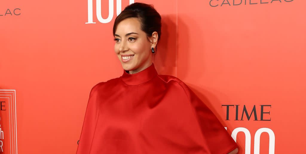 new york, new york april 26 aubrey plaza attends the 2023 time100 gala at jazz at lincoln center on april 26, 2023 in new york city photo by arturo holmeswireimage