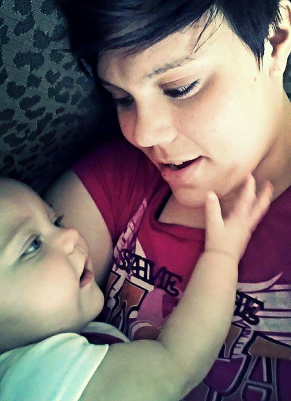 "This is my absolute favorite picture, out of the thousands I have. I took it on my first Mother's Day. This year will be my third. I wouldn't have us any other way!" --&nbsp;<i>Ashley Swan</i>