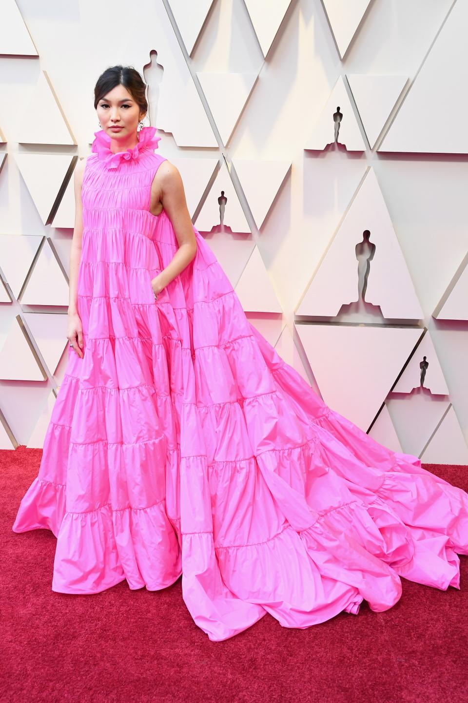 <h1 class="title">Gemma Chan in Valentino Couture and Bulgari jewelry</h1><cite class="credit">Photo: Getty Images</cite>