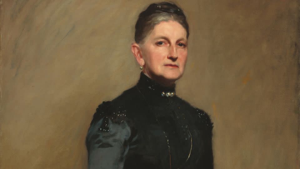 Despite curating a selection of her best frocks, Eleanor Iselin was captured in her casual day dress at the insistence of Sargent. - Courtesy National Gallery of Art, Washington/Tate Britain