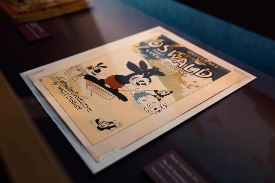 Mickey Mouse memorabilia will be among the items at “Disney100: The Exhibition.” Disney100: The Exhibition