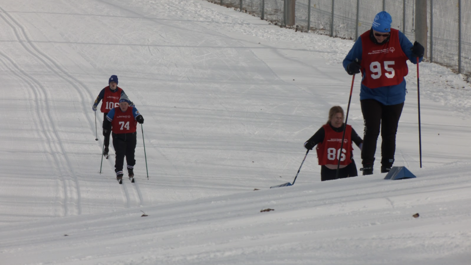 Connor O'Donovan: Cross Country Skiers compete at the Confederation Park Golf Course.