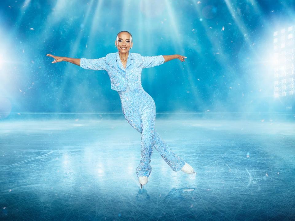 Adele Roberts on ‘Dancing on Ice’ (ITV)