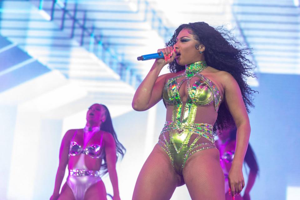 Megan Thee Stallion at Coachella Music Festival 2022. - Credit: ZUMAPRESS.com / MEGA