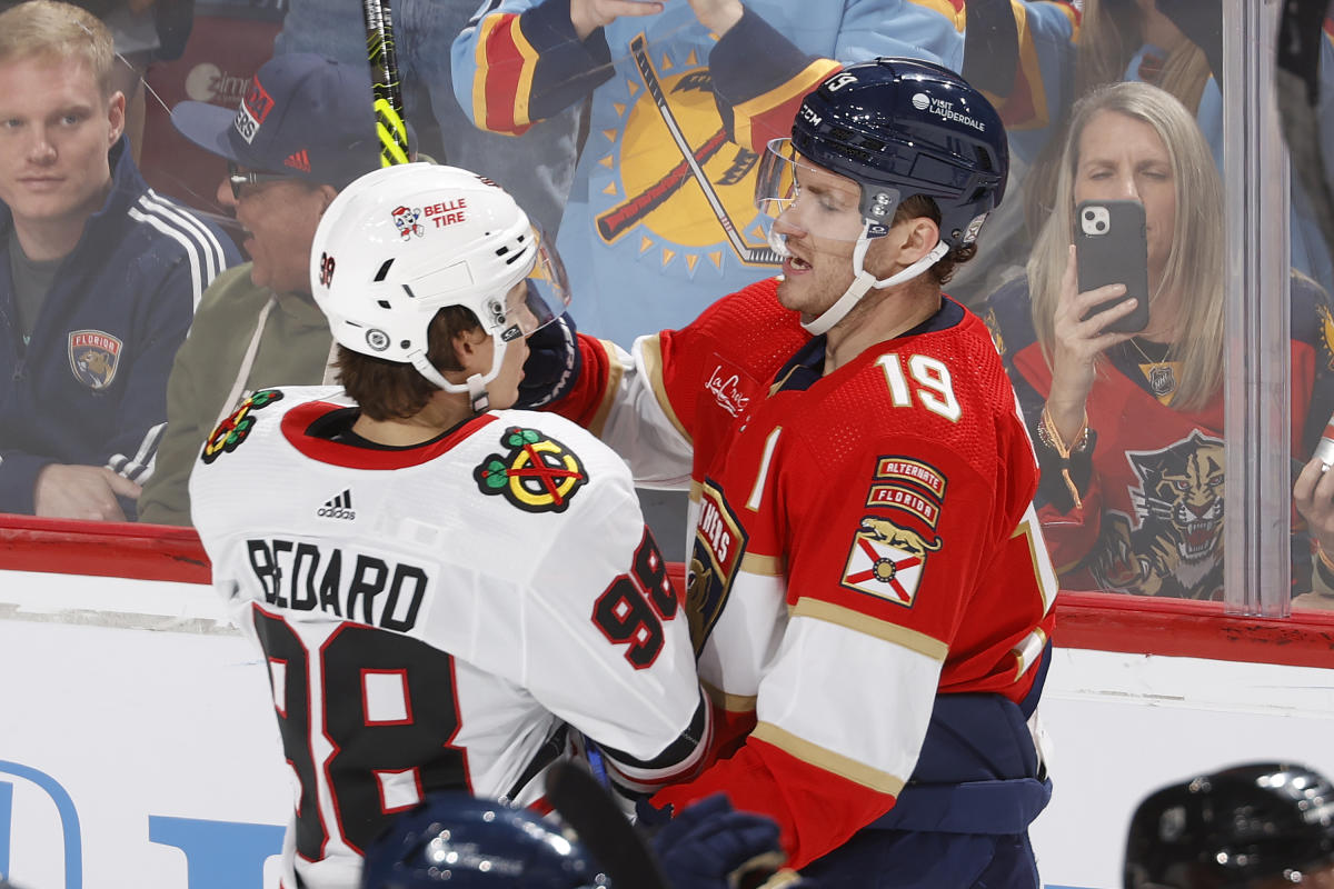 Connor Bedard scores twice but Blackhawks fall to Panthers