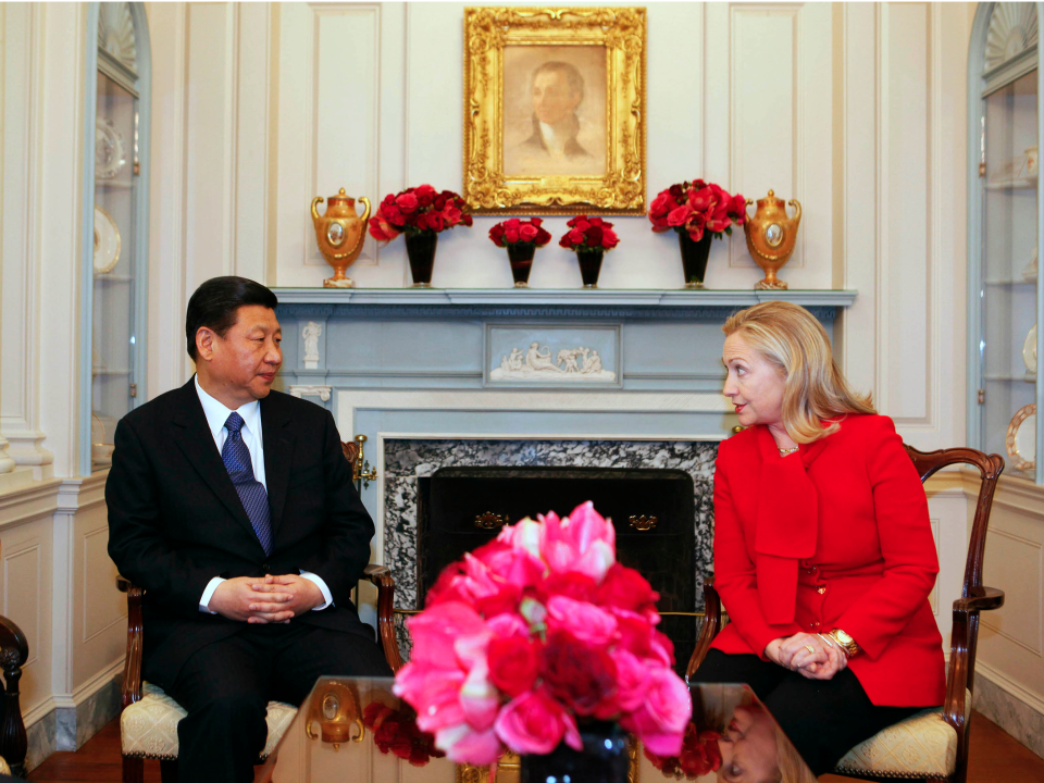 Xi and Clinton