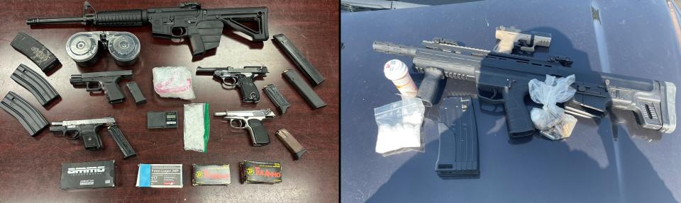 The latest round of Operation Consequences included several felony arrests and the seizing of firearms, cash and drugs in Barstow, Adelanto, and the Inland Empire.