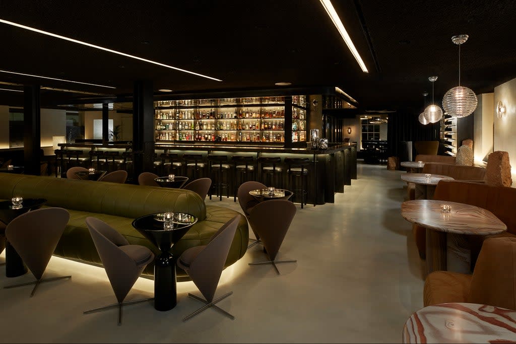 Moodily-lit: the Tom Dixon-designed bar  (Julian Abrams)