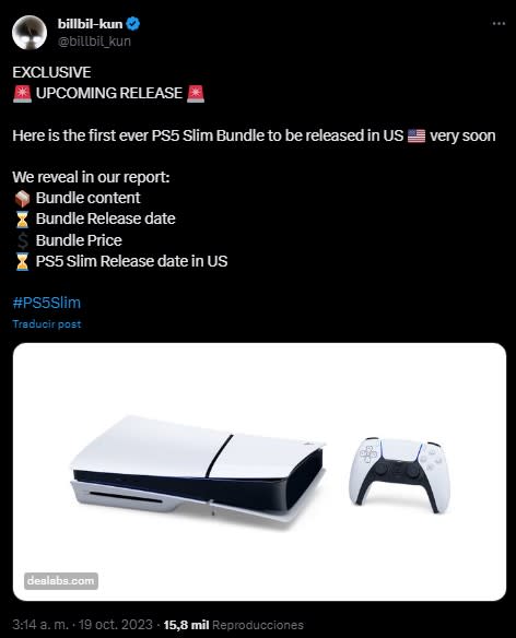 Así de pequeño es el PlayStation 5 Slim en comparación con el PS5