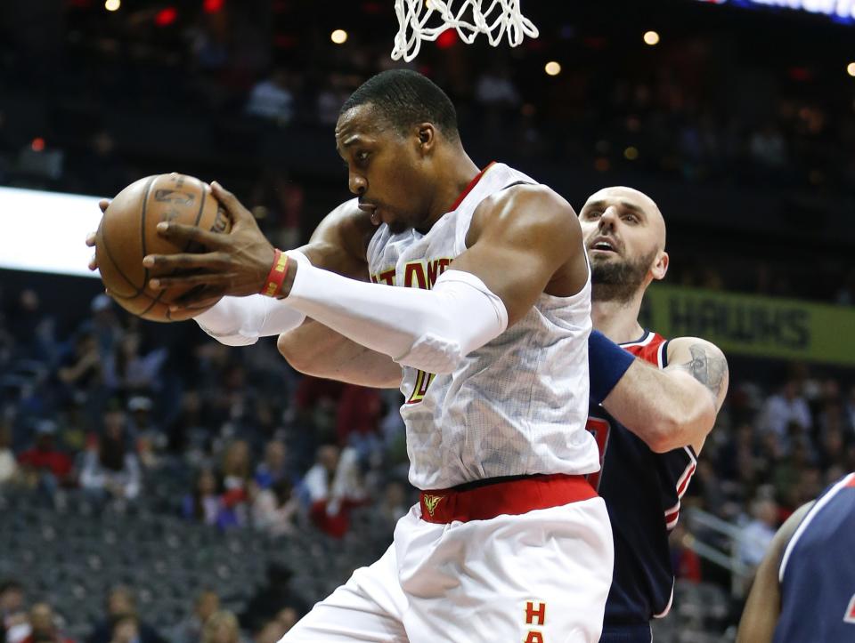 Dwight Howard’s role greatly diminished in the postseason. (AP)