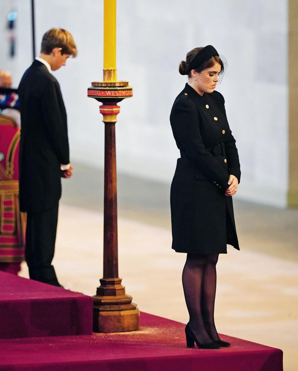 Queen Elizabeth II's Grandchildren Mount Vigil At Westminster Hall (WPA Pool / Getty Images)