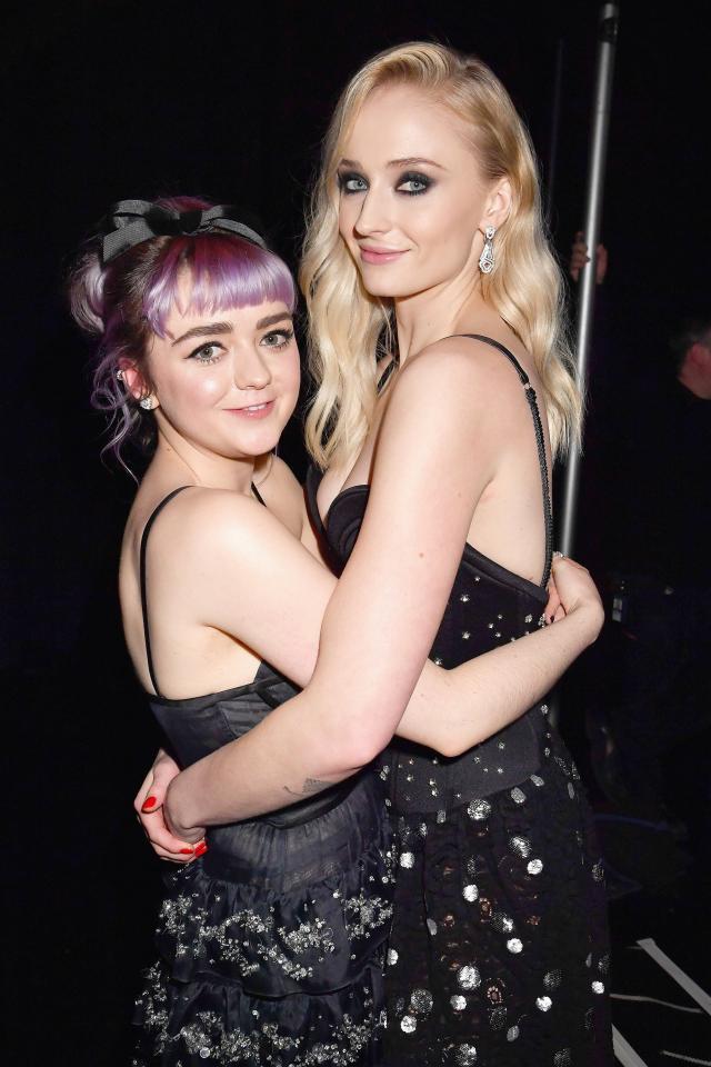 Maisie Williams Celebrates Sophie Turner's 'White Party