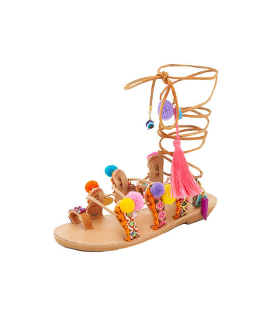 <p>Penny lane lace up sandals, $189, <a href="https://www.shopbop.com/penny-lane-lace-sandal-elina/vp/v=1/1547280978.htm?currencyCode=USD&extid=SE_froogle_SC_usa&cvosrc=cse.google.ELINA30000&cvo_campaign=SB_Google_USD&s_kwcid=AL!3510!3!%7Bcreative%7D!%7Bmatchtype%7D!%7Bplacement%7D!%7Bnetwork%7D!!%7Bkeyword%7D&ef_id=VbkiXgAABXR0WeS3:20160516195211:s" rel="nofollow noopener" target="_blank" data-ylk="slk:Shopbop.com;elm:context_link;itc:0;sec:content-canvas" class="link ">Shopbop.com</a></p>