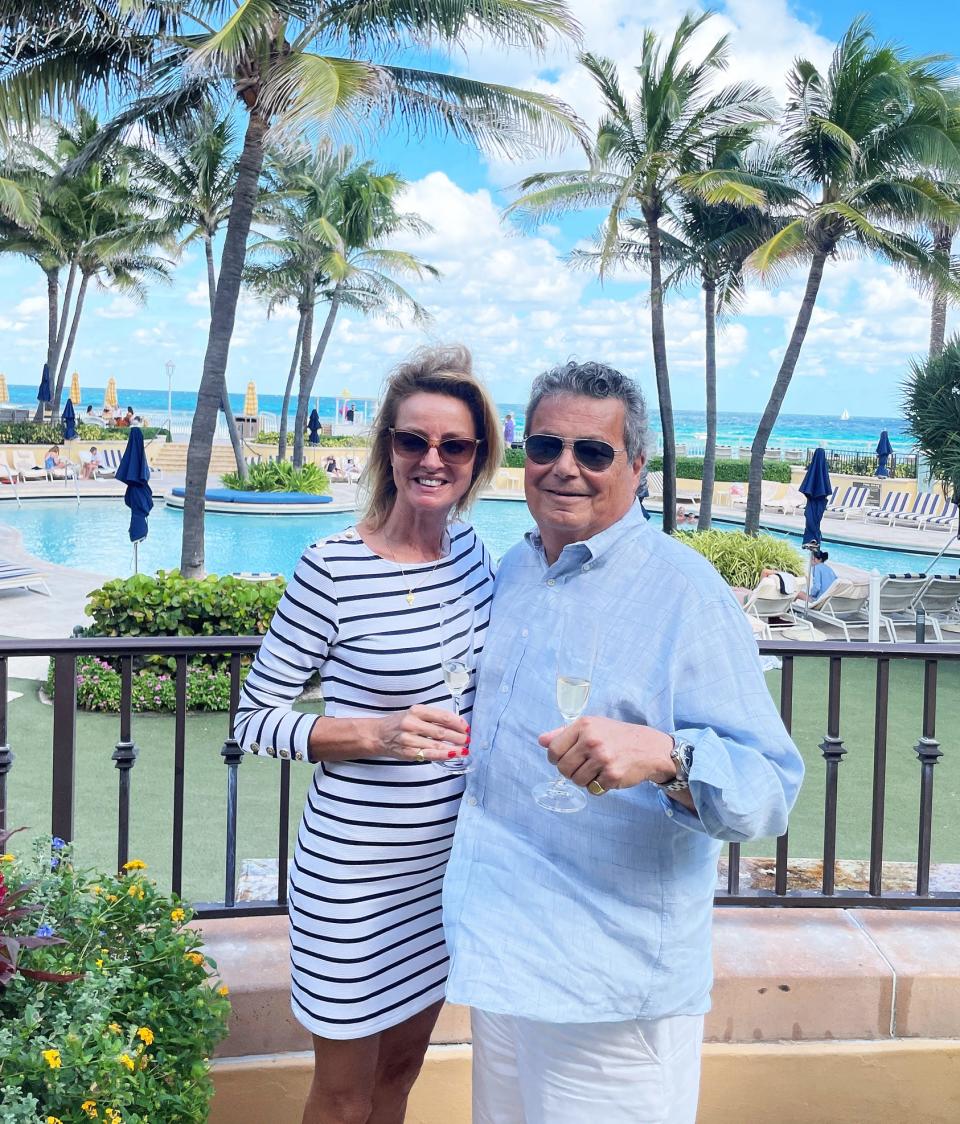 Polpo's Dominique and Ron Rosa recently visited Eau Palm Beach Resort.
