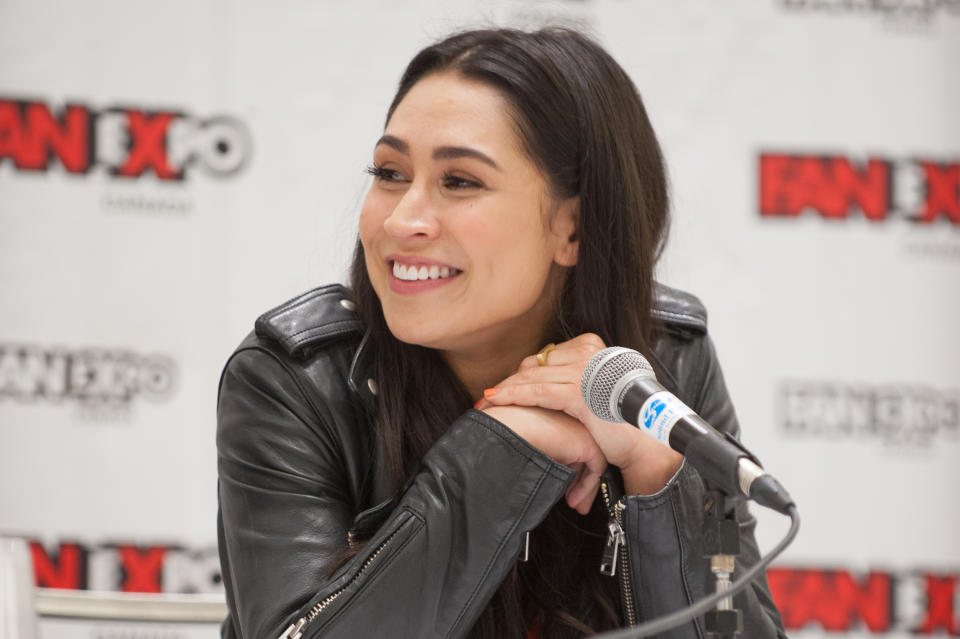 Cassie Steele, who played Manny on 'Degrassi' and wore that infamous blue thong, spoke about the show's 'Euphoria' comparisons. (Photo: Che Rosales/Getty Images)