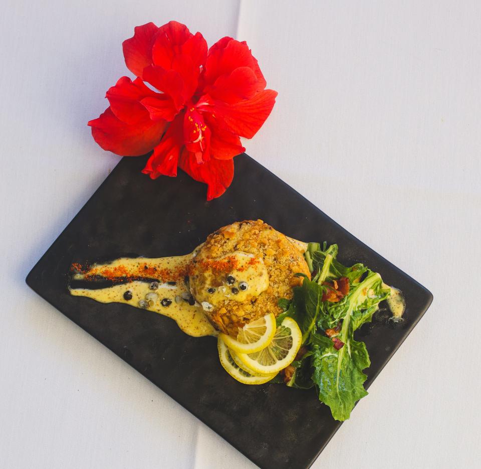 The Mother's Day LoLa 41 specials will include a pan-seared heart-of-palm crab cake topped with yuzu-accented bacon aioli and paired with a dandelion green salad.