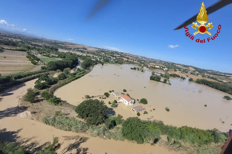 Inundaciones en Italia; Mundo;  Senigallia; Ancona