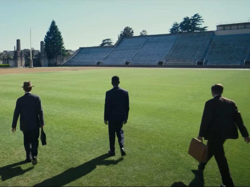 Edwards Stadium at UC Berkeley in "Oppenheimer" trailer.