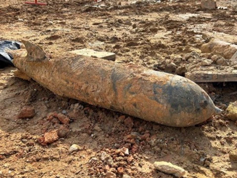 100kg World War II aerial bomb found at a construction site along Upper Bukit Timah Road.
