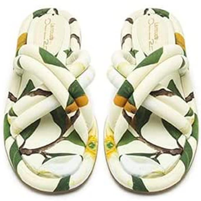 Oscar de la Renta x Larroudé Cali Slide