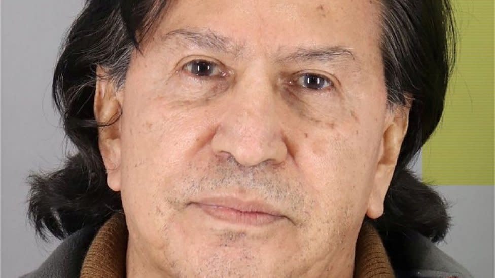 Alejandro Toledo al ser detenido en 2018