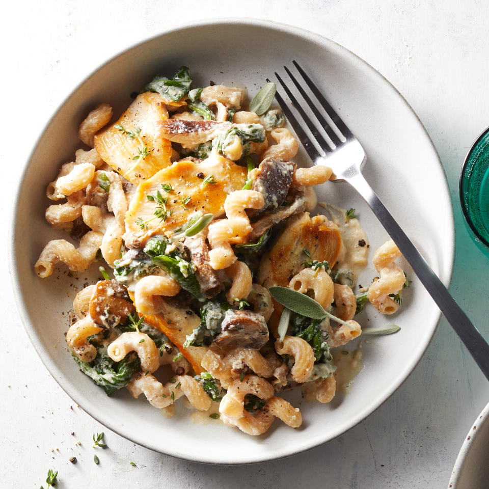 Creamy Chicken, Mushroom & Ricotta Pasta