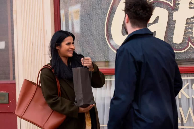 Alya prepares to leave for Dublin -Credit:ITV