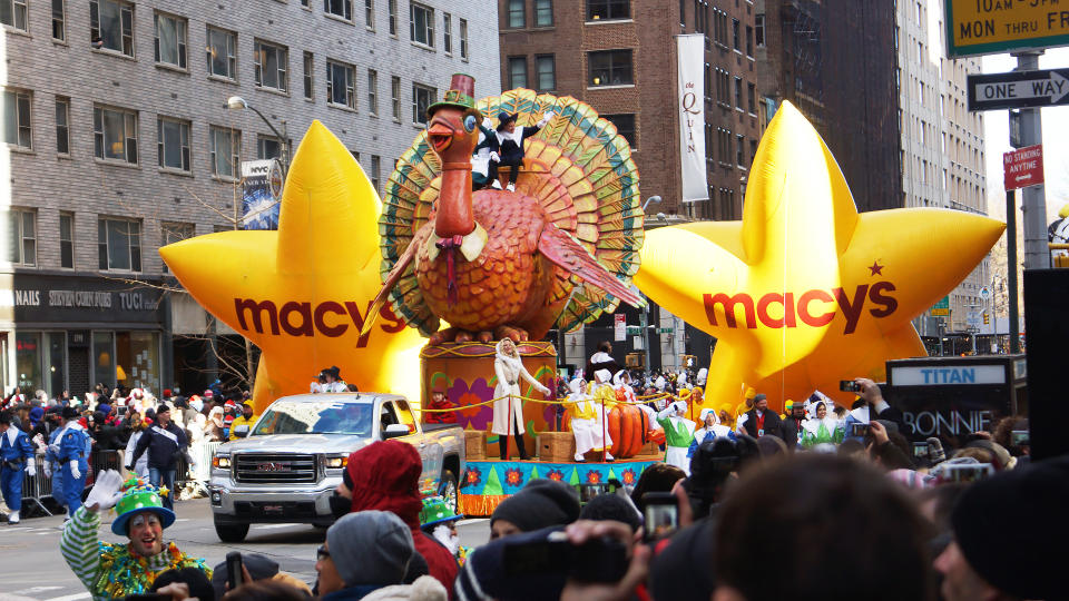 <p>The Macy’s Thanksgiving parade wouldn’t be complete without its fancy floats, but these roving works of art don’t come cheap. Most cost $780,000 to $2.6 million. Beyond the decorations and supplies, considerable manpower is required to build the floats.</p> <p>Each parade float must be collapsed to a width of no more than 8.5 feet to get it through the Lincoln Tunnel, which is part of its journey from the studio in New Jersey to New York City. The floats are reconstructed from midnight to 8 a.m. the morning of the parade.</p>