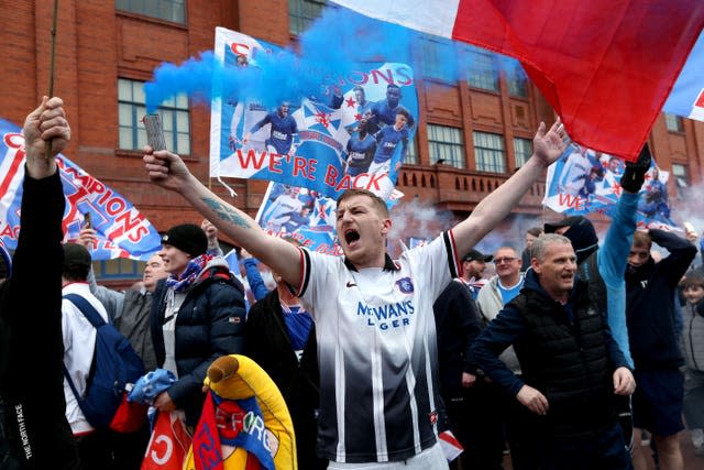 Rangers fans – Ibrox Stadium