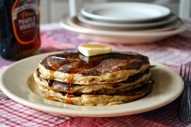 <strong>Get the <a href="http://theviewfromgreatisland.com/2011/12/the-morning-after-gingerbread-pancakes.html" target="_blank">Gingerbread Pancakes recipe</a> from The View From The Great Island</strong>