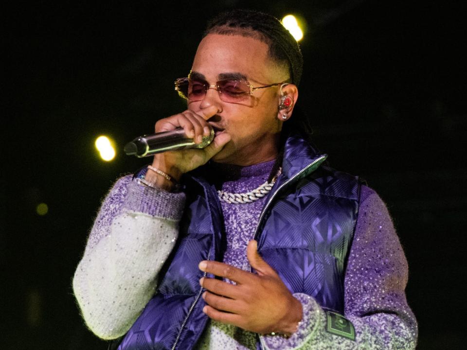 Ozuna performing in January 2023.