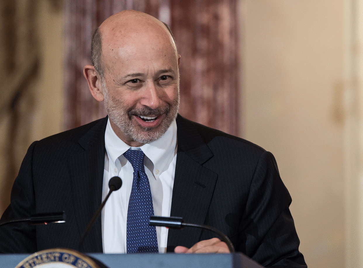 Mr Blankfein, who has been CEO of Goldman Sachs since 2006, was one of the first Wall Street executives to speak out against Mr Trump’s travel ban earlier this year: Getty